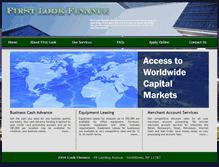 Tablet Screenshot of firstlookfinance.com